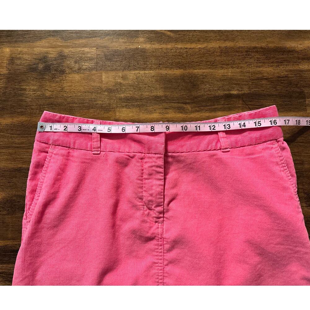 Vineyard Vines Women’s 8 Skirt Mini Corduroy Short 100% Cotton Hot Pink - Picture 6 of 8